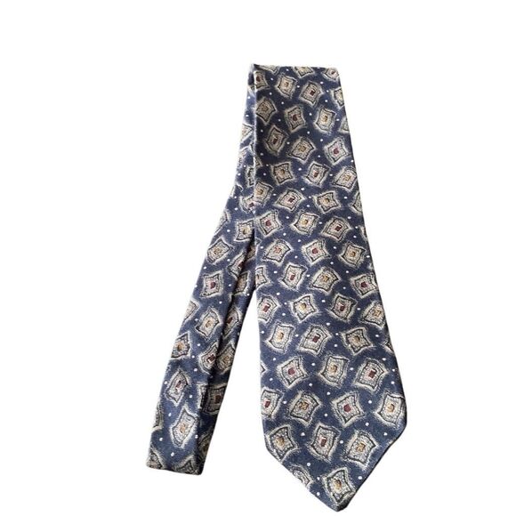 Pre Owned Men’s Joseph Bbou Tie Neck Tie Necktie 100% Silk Made in USA - Picture 1 of 5